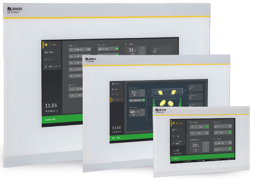 Terminal mit Touchscreen - COMTRA ® CP9  series - BENDER - einbaufähig / IP54 / ohne Lüfter