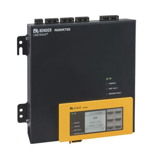 Erdungswiderstands-Überwachungssystem - LINETRAXX® NGRM750 - BENDER - für Transformatoren / Modbus / Ethernet