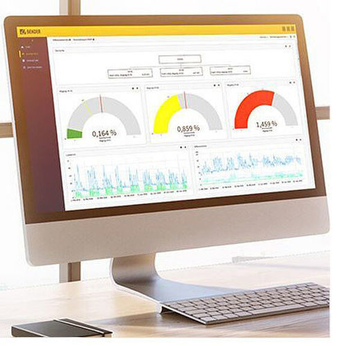 Visualisierungssoftware - POWERSCOUT® - BENDER - Web-basierte zur Erfassung Analyse von Daten / Betriebs für historische Daten / Datenanalyse