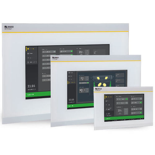 HMI mit Touchscreen - COMTRAXX® CP9xx - BENDER - mit Touchscreen / Unterputz / IP54