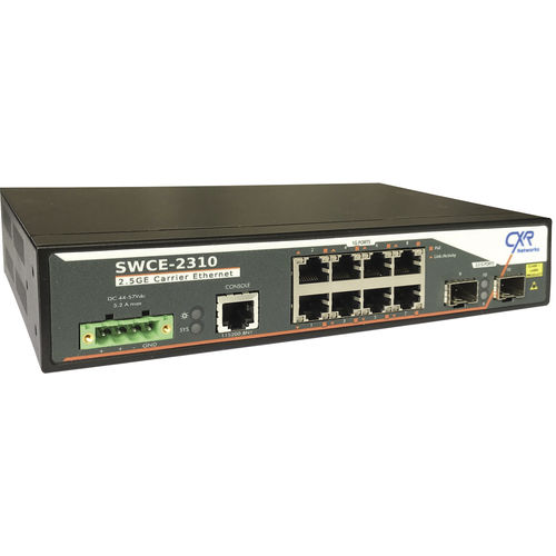 Ethernet-Switch / managed - SWCE-2310 - CXR Networks - 10 Ports / 10/100BaseT(X) / 4 Ports mit Glasfaser