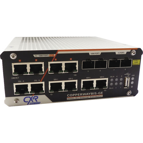 Datenmodem - CopperWAY-Bis-GE - CXR Networks - Punkt-zu-Punkt / Repeater / Mehrpunkt