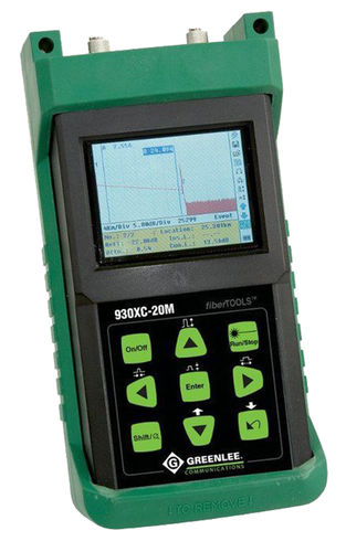 Tragbarer Reflektometer - OTDR 930XC - CXR Networks - Zeit-Domain / optisch