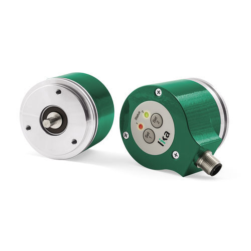 Absoluter Drehgeber - EM58 TI/TV-EM58S TI/TV-EMC58 TI/TV - Lika Smart encoders & actuators - Magnet / Multiturn / Hohlwelle