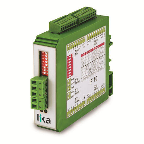 Digitaler Signalwandler - IF10 - Lika Smart encoders & actuators - Zweikanal / für Drehgeber / digital