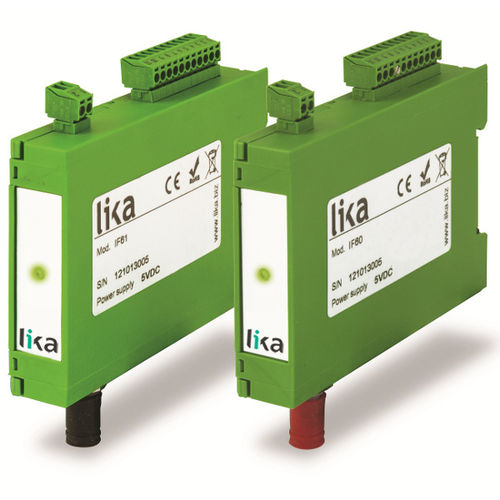 Gateway modul / für Kommunikation - IF series - Lika Smart encoders & actuators - Industrie