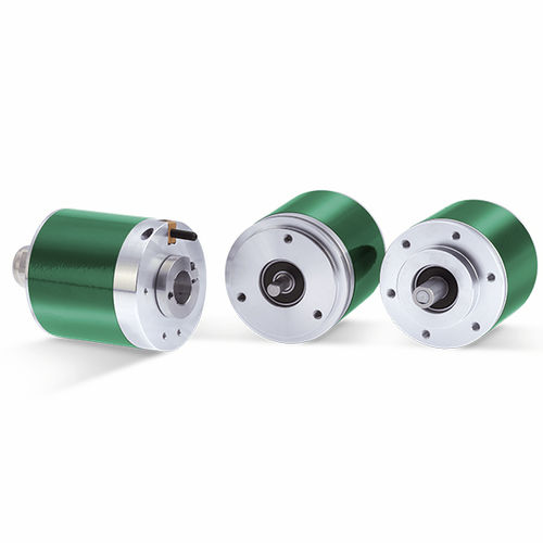 Absoluter Drehgeber - HM series - Lika Smart encoders & actuators - optisch / mit Vollwelle / Hohlwelle