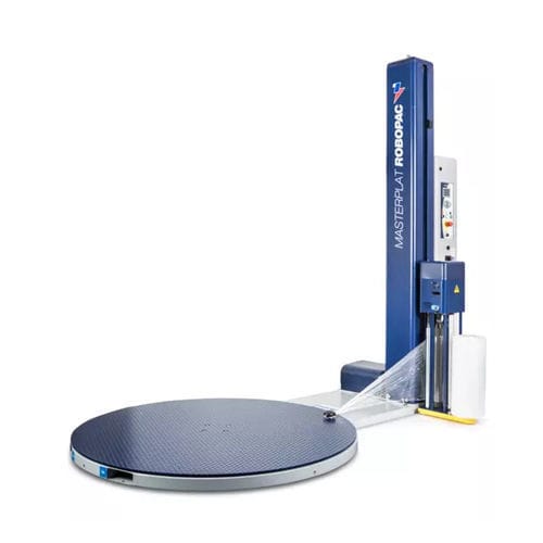 Stretchwickler mit Drehteller - MASTERPLAT series - Robopac - Dimac - automatisch / mit mechanischer Bremse / für Industrieanwendungen