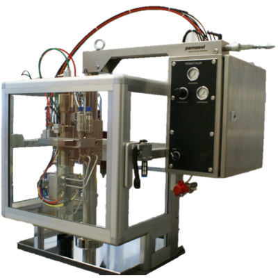 Halbautomatische Abfüllmaschine - 2001/121 - Pamasol Willi Mäder - für die Pharmaindustrie