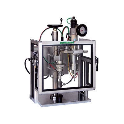 Druck-Füllmaschine - 2011/122 - Pamasol Willi Mäder - halbautomatisch / für Flaschen / für Treibgas