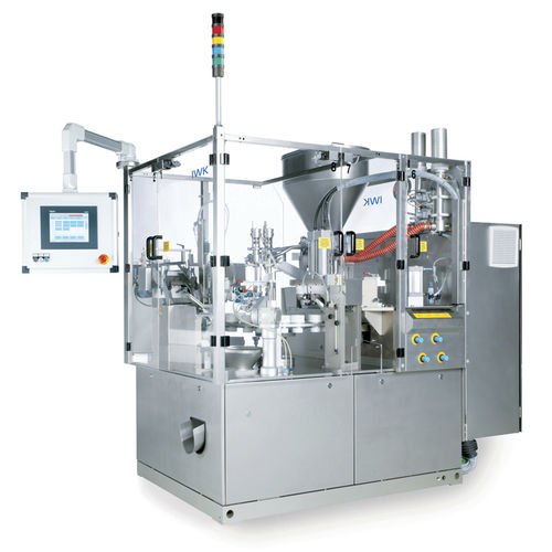 Automatische Füllmaschine - TFS E Series - IWK - für Creme / für Tuben / für kosmetische Cremes