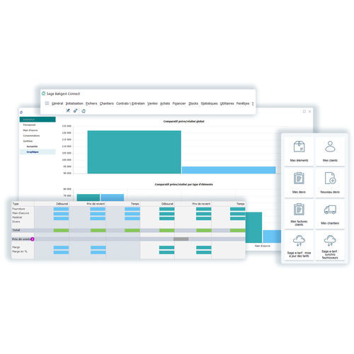 Management-Software - Sage Batigest Connect - Sage bäurer GmbH - Qualität / Reporting / Tracking