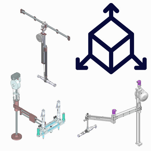 Teleskopischer Drehmoment-Tragarm - DOGA - Drehmoment / linear / ergonomisch