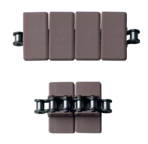 Edelstahl-Förderkette - uni 843SK/843SKR - uni-chains - Latten / Plastikträger