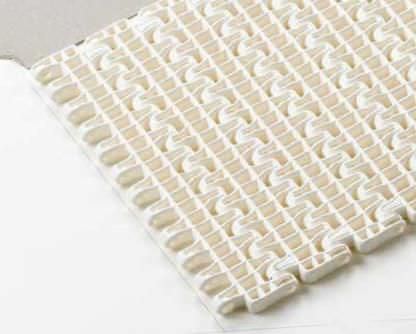 Modulares Förderband - uni L-SNB series - uni-chains - Kunststoff / Industrie / hochbeständig