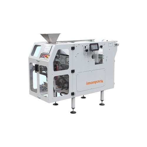 Form-, Füll- und Verschließmaschine / Kunststofffolien - Microvert SMART - IMANPACK Packaging & Eco Solutions S.p.a. - für Verpackung / PLC-gesteuert / Druckluft