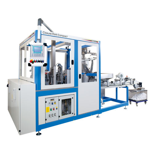 Tampondruckmaschine mit offenem Farbgebersystem - CLOSURE PRINT COMPACT - TAMPOPRINT GmbH - vollautomatisch / kompakt / Hochleistung