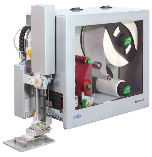 Druck- und Etikettiermaschine / 2-Farben - Hermes C - cab Produkttechnik GmbH & Co KG - Thermotransfer / für Papier / für Kunststoff