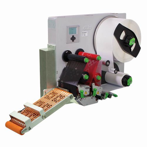 Etikettierer für Fässer - 5 series - cab Produkttechnik GmbH & Co KG - zur Oberseitenetikettierung / zur Seitenetikettierung / für selbstklebende Etiketten