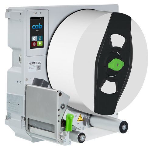 Druck- und Etikettiermaschine / Thermodirekt - HERMES QL series - cab Produkttechnik GmbH & Co KG - für Etiketten / monochrom / Touchscreen-Bedienung