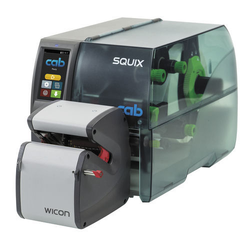 Automatischer Etikettierer - WICON - cab Produkttechnik GmbH & Co KG - zur Rundumetikettierung / für selbstklebende Etiketten