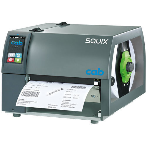 Drucker mit Etikettenaufbringer - SQUIX series - cab Produkttechnik GmbH & Co KG