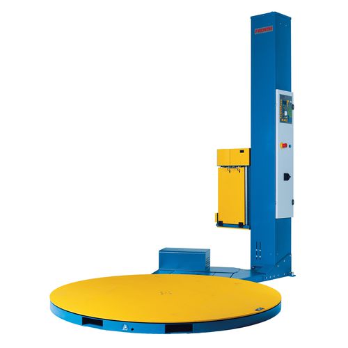 Vertikaler Stretchwickler - FS390 - FROMM - mit Drehteller / halbautomatisch / Paletten