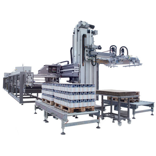 Kartonpacker Palettierer / zur Rundumetikettierung - PACKBLOC - SMI Group - automatisch