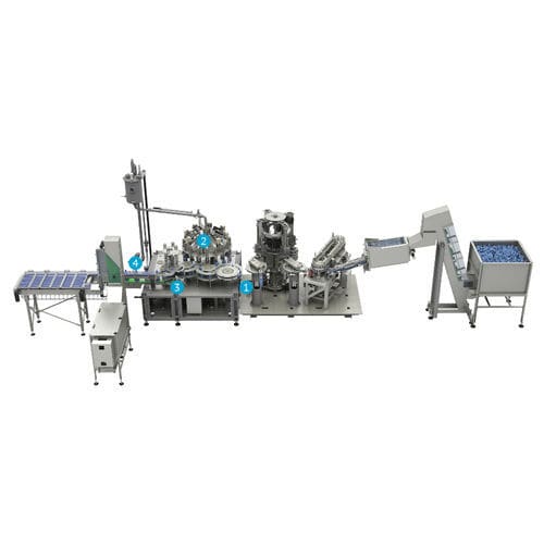 Flaschen-Spül, -Füll und -Verschließmaschine / für flache Produkt - SMI Group