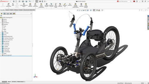 Simulationssoftware - 3D CAD - SOLIDWORKS - Analyse / für Beanspruchungs - Analyse / Entwicklungs