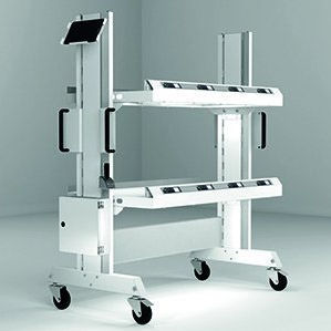 Wagen für Kommissionierstation - Modula - Stahl / 2 Ebenen / 3 Ebenen