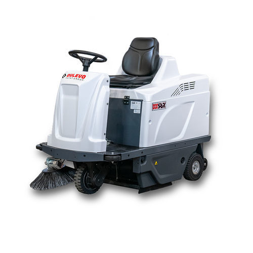 Aufsitzkehrmaschine - Dulevo 1000 SPARK - DULEVO INTERNATIONAL - mit Batterie / Benzin-Motor / für den Innenraum