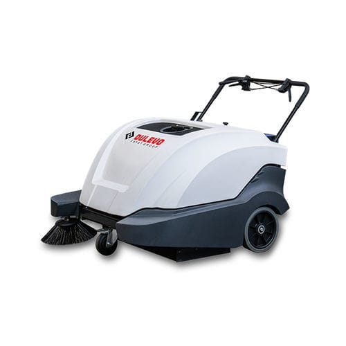 Handgeführte Kehrmaschine - Dulevo 74 - DULEVO INTERNATIONAL - Benzin-Motor / mit Batterie / für Außenbereich