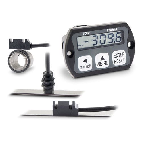 Display für Sensor - F7P - FIAMA - LCD / digital / 7-stellig