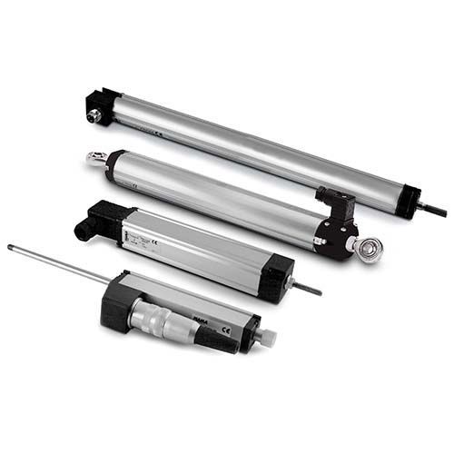 Linearer Positionssensor - P series - FIAMA - mit Potentiometer / analog / Metall