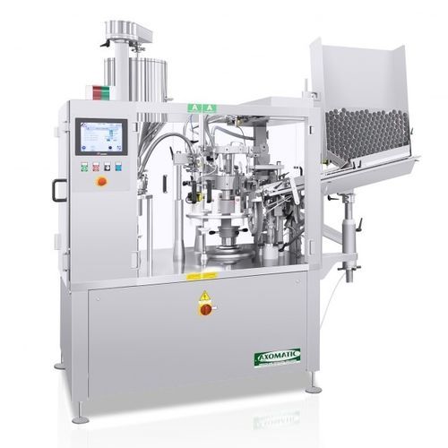 Füll- und Verschließmaschine / Rohr - AXO 1000 - AXOMATIC - für pharmazeutische Anwendungen / für die Kosmetikindustrie