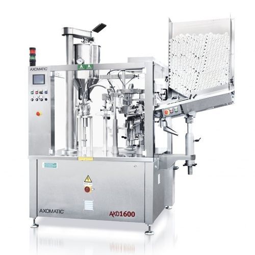 Füll- und Verschließmaschine / Rohr - AXO 1600 - AXOMATIC - für pharmazeutische Anwendungen / für die Kosmetikindustrie