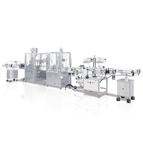 Lineare Füll- und Verschließanlage - AXOMATIC - automatisch / Flaschen / Industrie