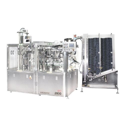Füll- und Verschließmaschine / Rohr - AXO 2800 - AXOMATIC - für pharmazeutische Anwendungen / für die Kosmetikindustrie