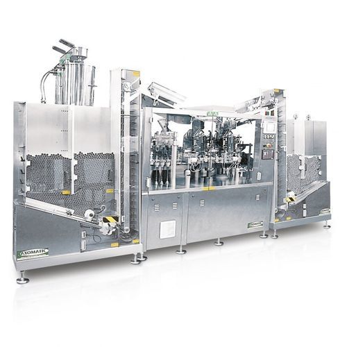 Füll- und Verschließmaschine / Rohr - AXO 4800 - AXOMATIC - für pharmazeutische Anwendungen / für die Kosmetikindustrie