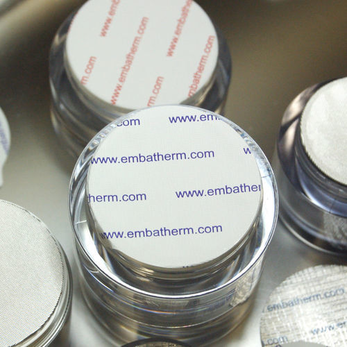 Aluminium-Siegelverschluss - EMBATHERM OPERCULES - PET / für die Lebensmittelindustrie / für die Pharmaindustrie