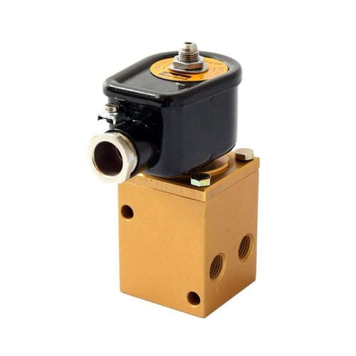 Magnetventil mit Verriegelung - Parker Fluid Control Division - Europe - vorgesteuert / 5-Wege / für Gas