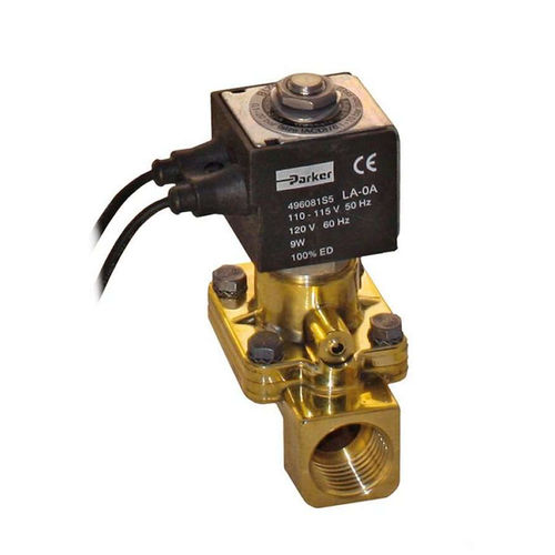 Vorgesteuertes Magnetventil - Parker Fluid Control Division - Europe - 2-Wege / NC / für Gas