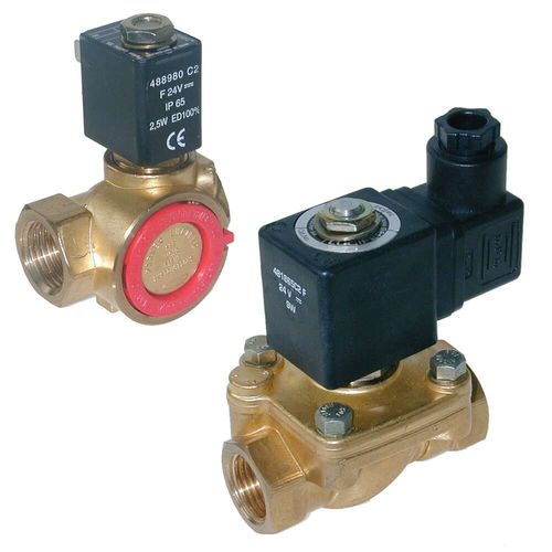 Direktgesteuertes Magnetventil - Parker Fluid Control Division - Europe - 2-Wege / NC / für Gas