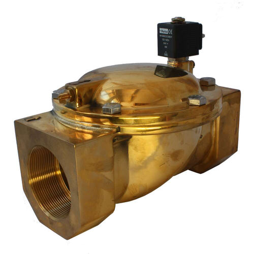 Vorgesteuertes Magnetventil - Parker Fluid Control Division - Europe - 2-Wege / NC / für Gas