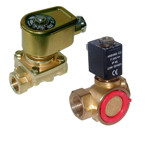 Vorgesteuertes Magnetventil - Parker Fluid Control Division - Europe - 2-Wege / NO / für Gas