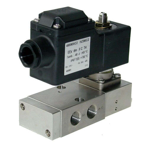 Pneumatik-Wegeventil / Schieber - Parker Fluid Control Division - Europe - magnetbetrieben / vorgesteuert / 5-Wege