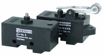 Einpoliger Mikroschalter - -20 °C...+125 °C, 16 A | KL series - Zander GmbH & Co. KG, Hermann - ultrarobust / elektromechanisch / tastend