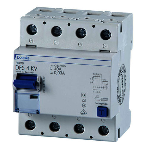Differentialschutzschalter - DFS 4 016-4 - Doepke Schaltgeräte GmbH - AC / 4-polig / automatisch