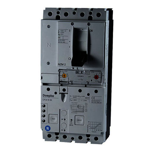 Thermisch-magnetischer Schutzschalter - DFL 8 160-4/0,03-B SK  - Doepke Schaltgeräte GmbH - 4-polig / für Reststrom / automatisch